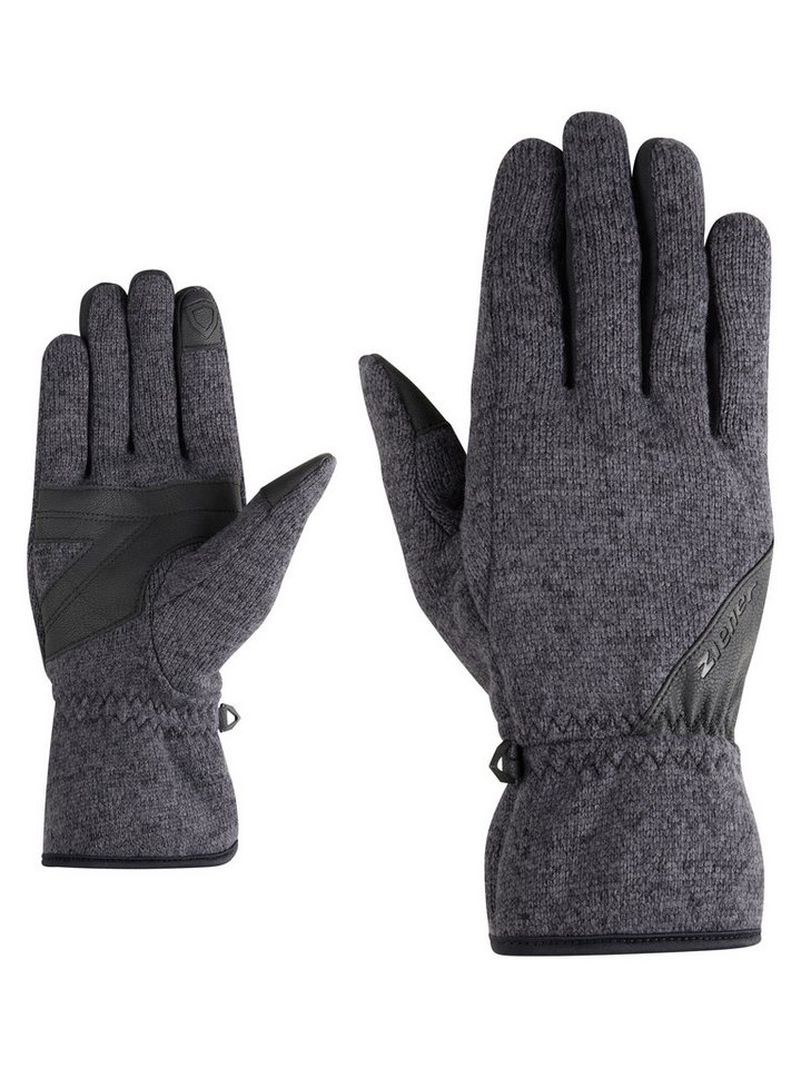 Ziener Multisporthandschuhe IWO-Z AS® TOUCH glove unisex black melange von Ziener
