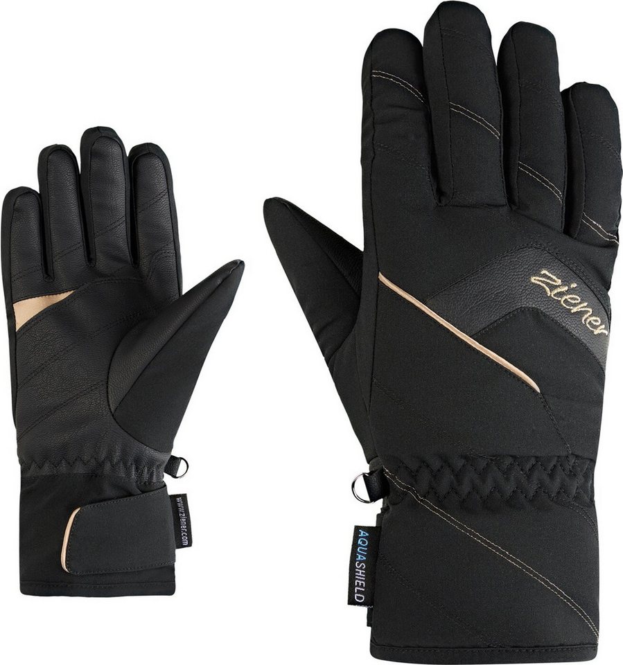 Ziener Multisporthandschuhe KARION-Z AS® glove lady black.gold art von Ziener