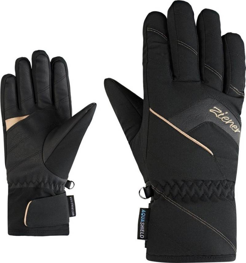Ziener Multisporthandschuhe KARION-Z AS® glove lady black.gold art von Ziener