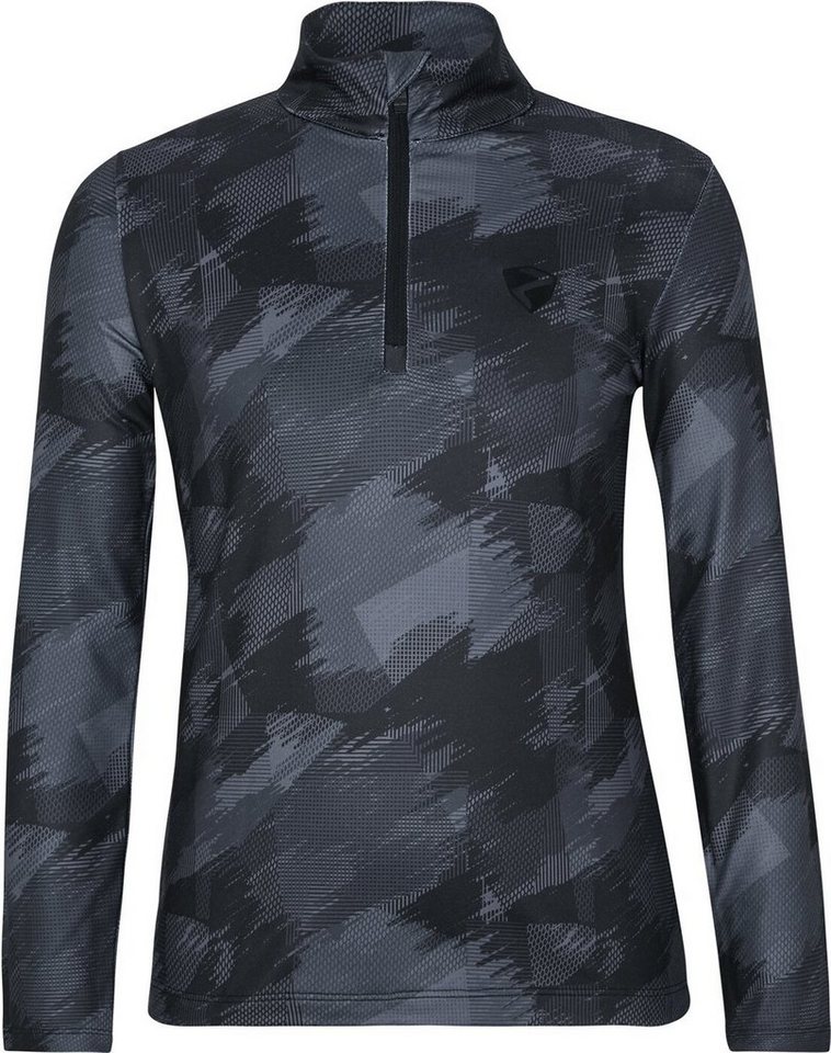 Ziener Rollkragenpullover JILAS jun (underlayer) 110 black mountain camo von Ziener