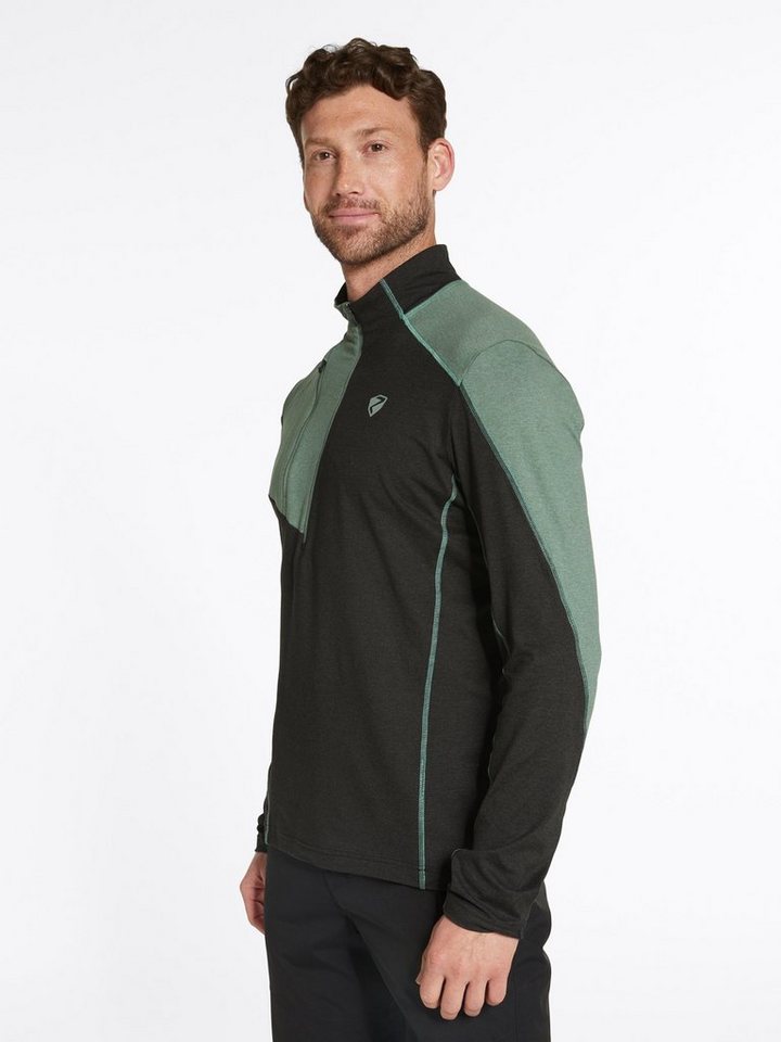Ziener Rollkragenshirt JAPVO man (underlayer) black.green mud von Ziener
