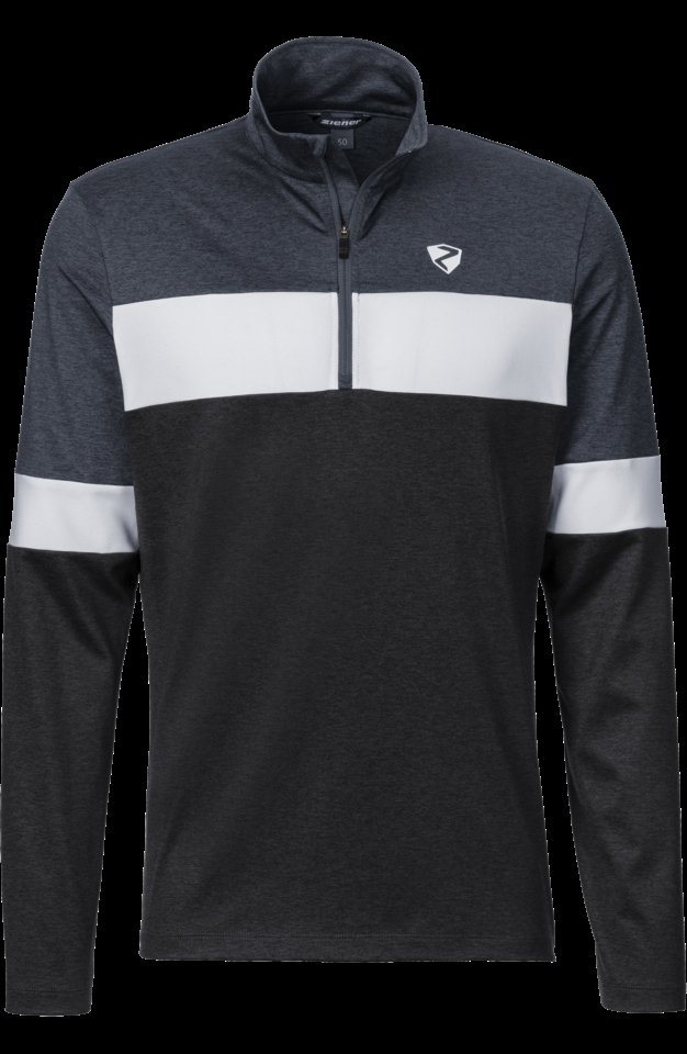 Ziener Rollkragenshirt POLNI man (underlayer) BLACK.OMBRE von Ziener