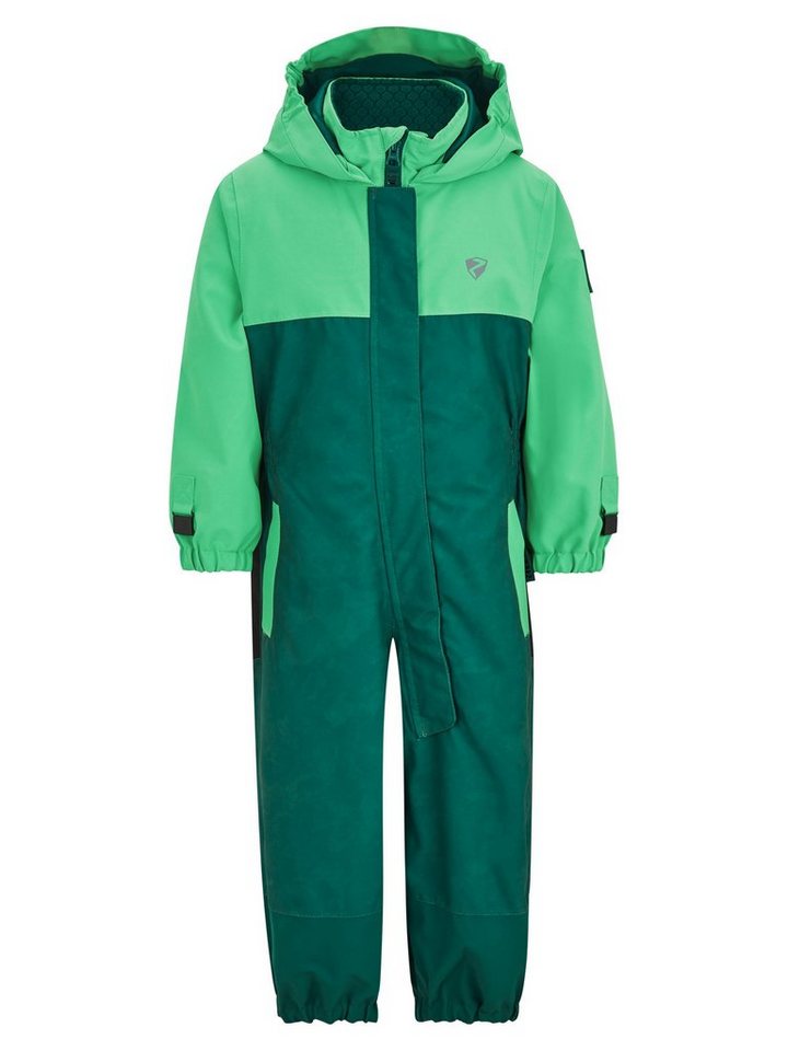 Ziener Schneeoverall ANUP mini (overall ski) tie dye deep green von Ziener