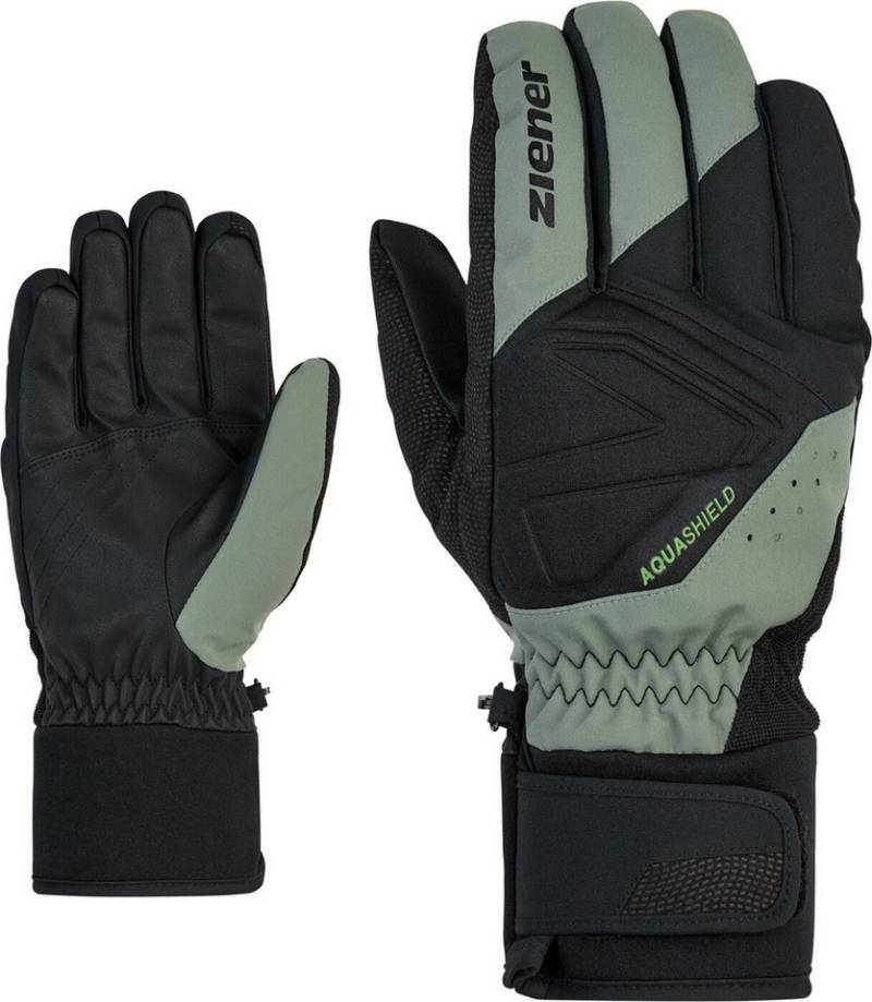 Ziener Skihandschuhe GATIS AS(R) glove ski alpine green mud von Ziener