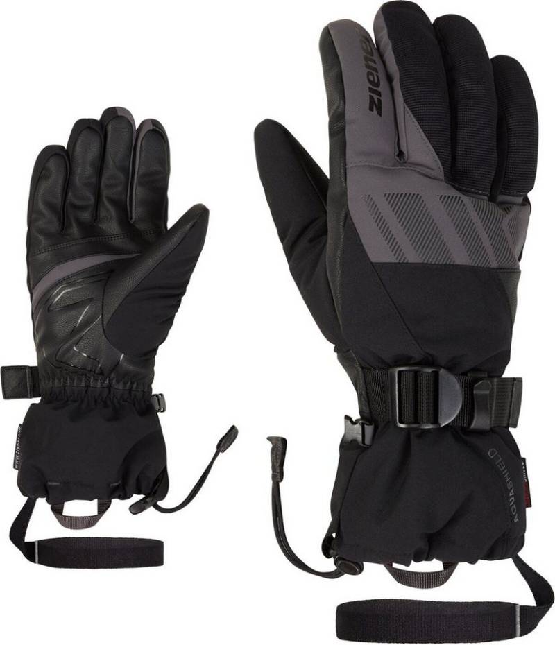 Ziener Skihandschuhe GHALION AS(R) glove ski alpine BLACK.MAGNET von Ziener