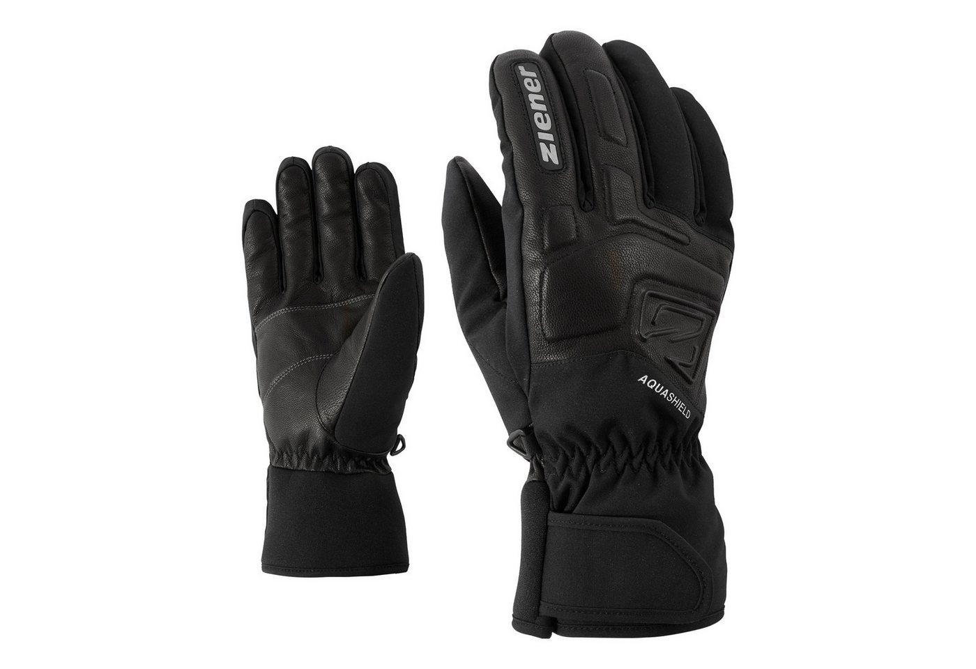 Ziener Skihandschuhe Glyxus-Z AS® Glove Man mit Klettriegel von Ziener