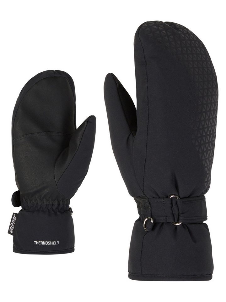 Ziener Skihandschuhe KISARI AS(R) MITTEN lady glove BLACK von Ziener