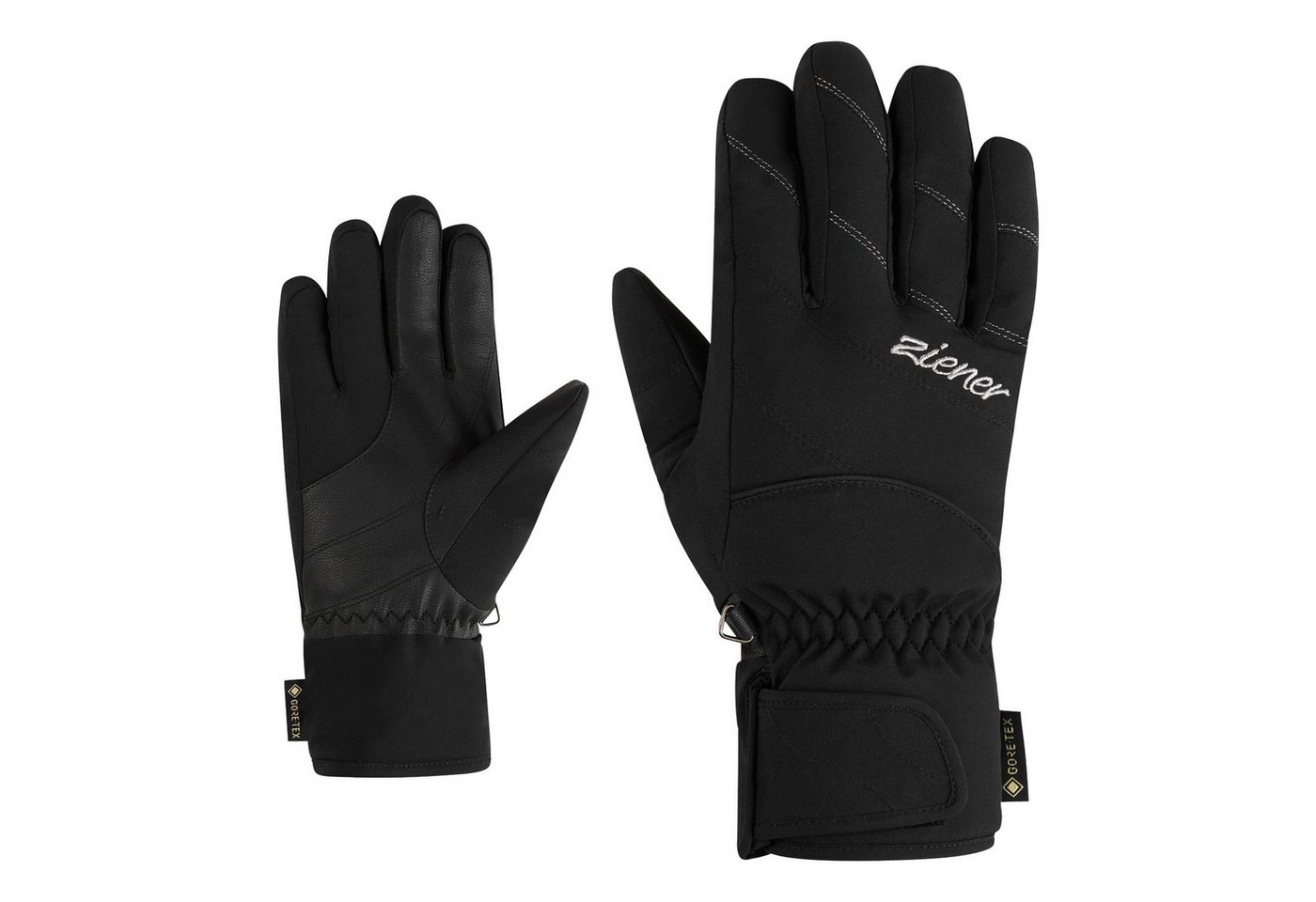 Ziener Skihandschuhe Katima-Z GTX Glove Lady mit Klettverschluss am Handgelenk von Ziener