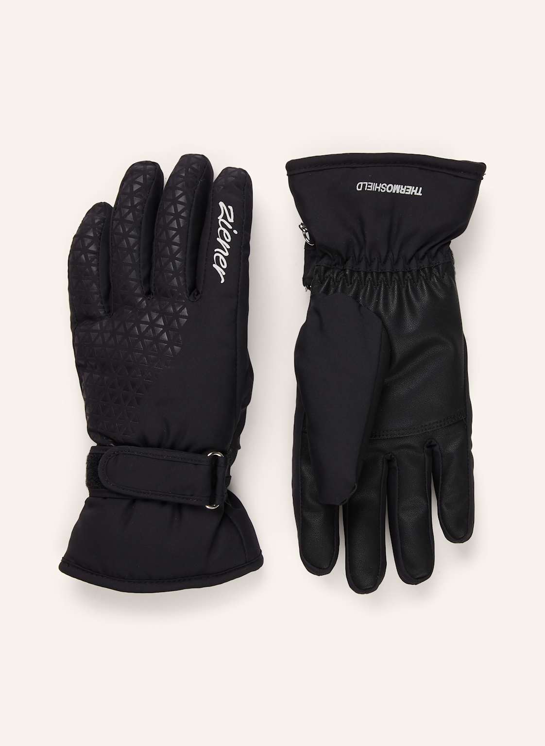 Ziener Skihandschuhe Kisar-Z As® schwarz von Ziener