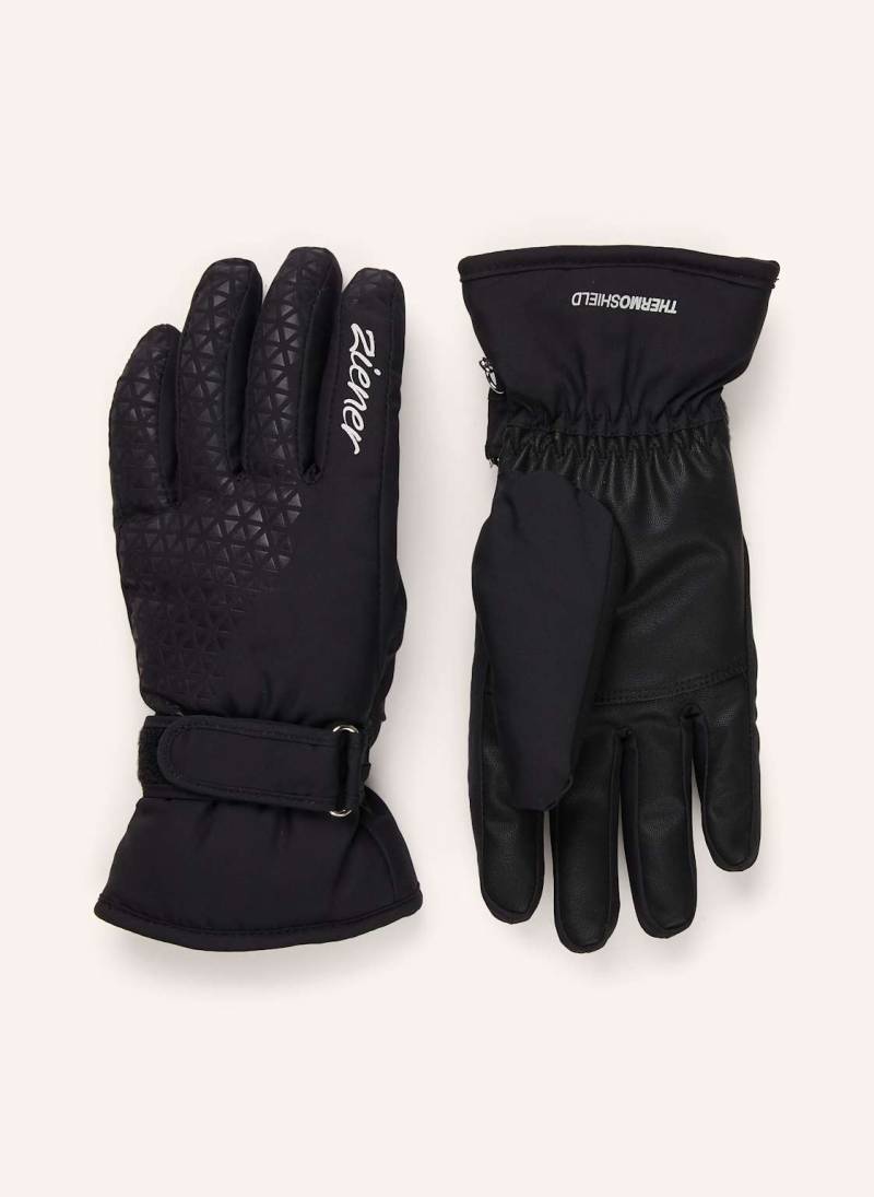 Ziener Skihandschuhe Kisar-Z As® schwarz von Ziener