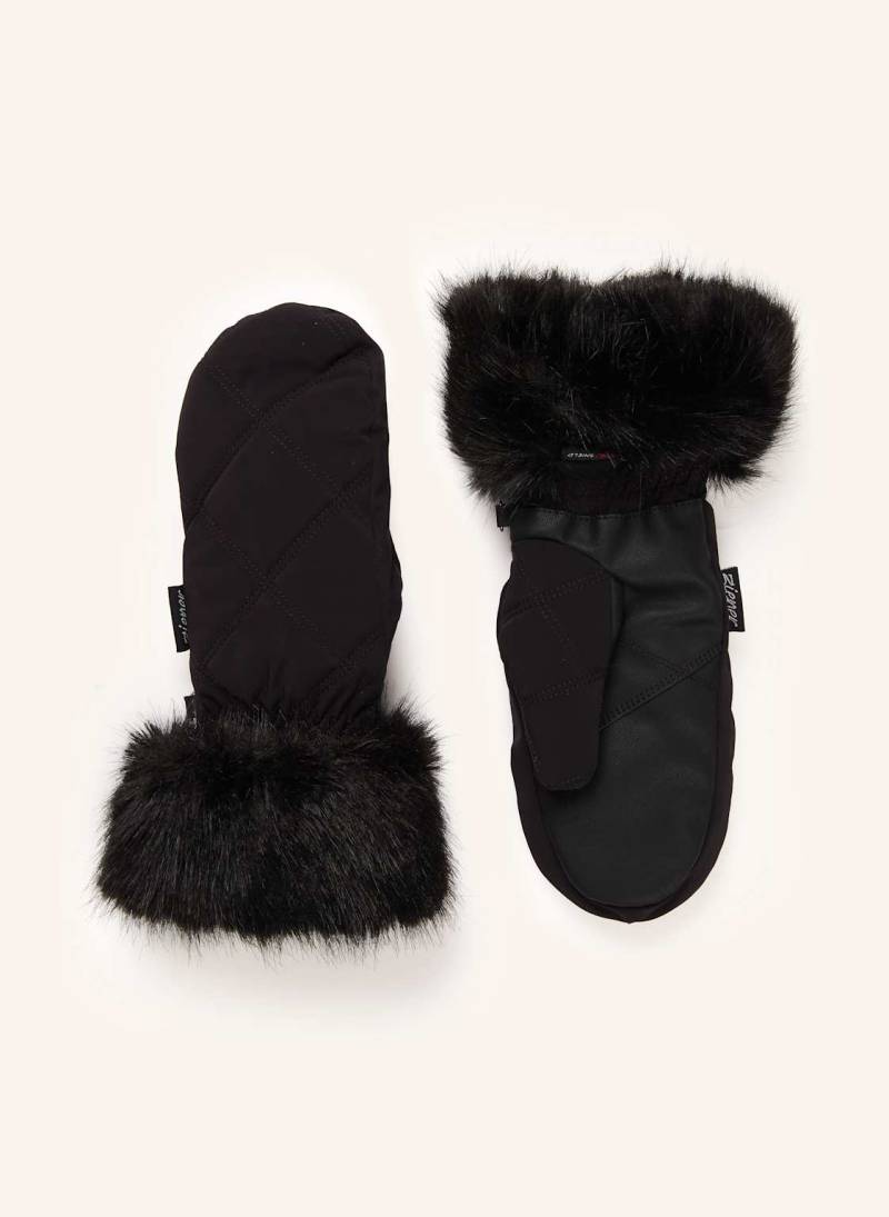 Ziener Skihandschuhe Kwinzi-Z Mitten schwarz von Ziener