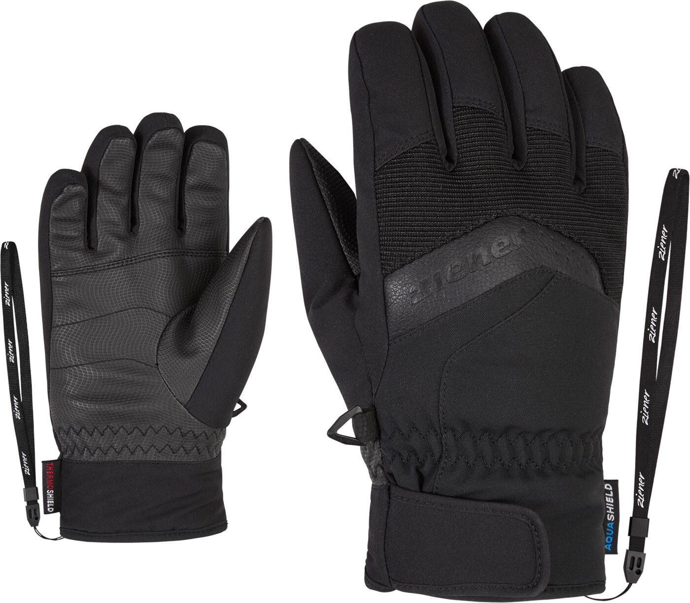 Ziener Skihandschuhe LABINO AS(R) glove junior BLACK von Ziener