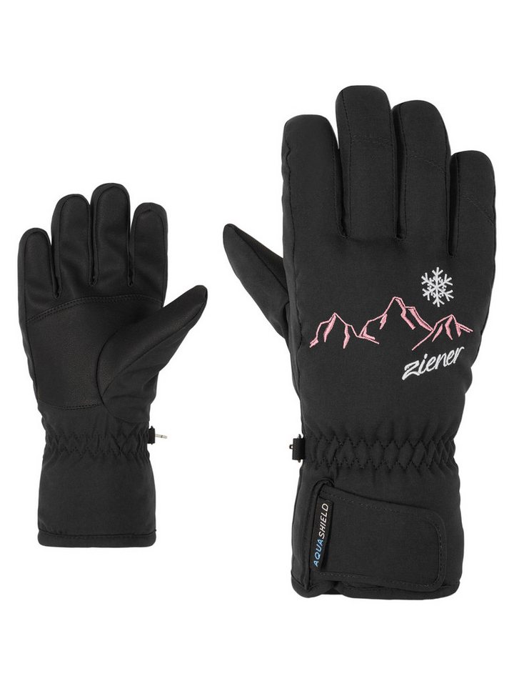 Ziener Skihandschuhe LAILLA-Z AS® glove junior girls BLACK von Ziener