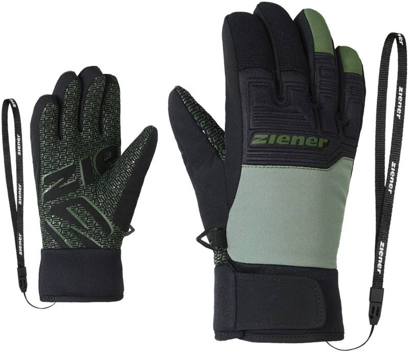 Ziener Skihandschuhe LANUS AS(R) PR glove junior green mud von Ziener