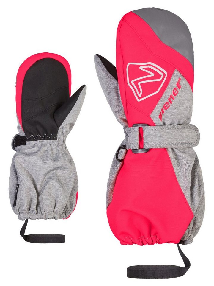 Ziener Skihandschuhe LAURUS AS(R) MITTEN glove junior 823758 light m?lange.neon pink von Ziener