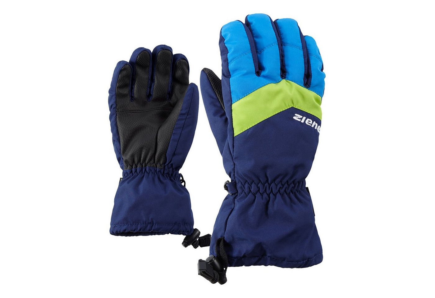 Ziener Skihandschuhe LETT AS® Junior Glove mit gesticktem Markenschriftzug auf dem Handrücken von Ziener