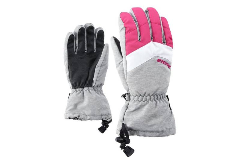 Ziener Skihandschuhe LETT AS® Junior Glove mit gesticktem Markenschriftzug auf dem Handrücken von Ziener