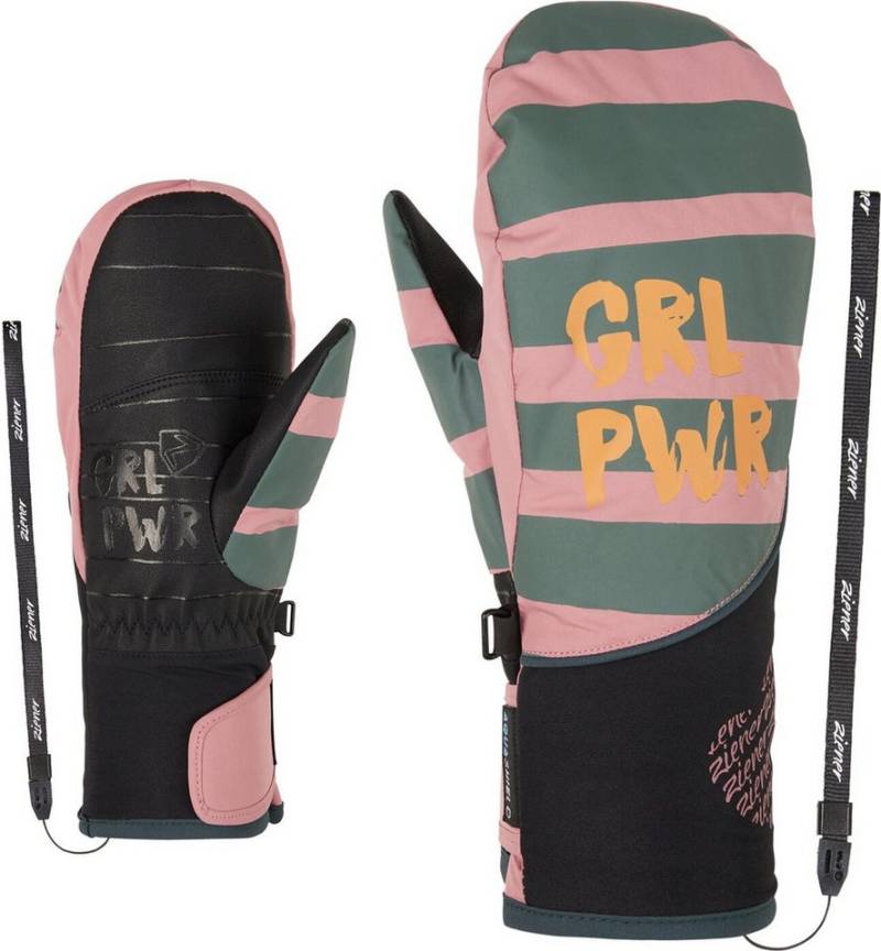 Ziener Skihandschuhe LIWANI AS(R) PR MITTEN GIRLS glove rose blossom von Ziener