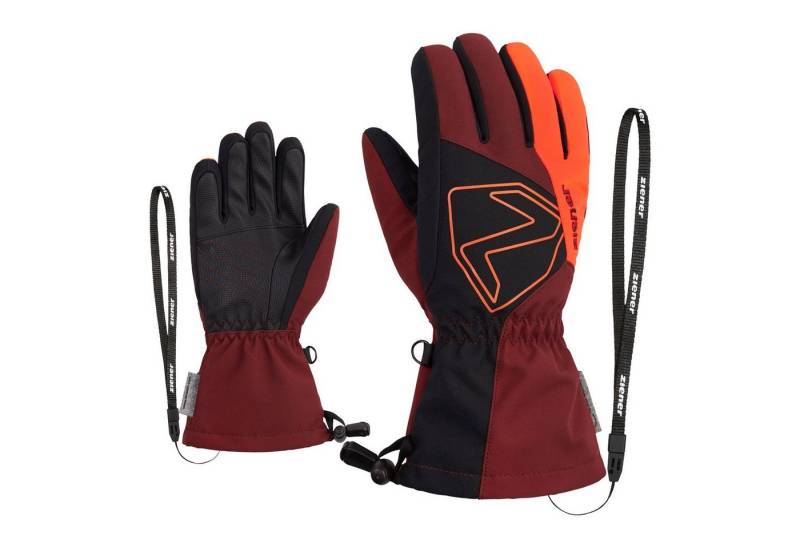 Ziener Skihandschuhe Laval AS® AW Glove Junior asymmetrische Designelemente von Ziener