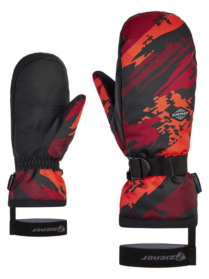 Ziener Skihandschuhe ZIENER GASSIMO AS Fäustling red cabin/burnt orange von Ziener
