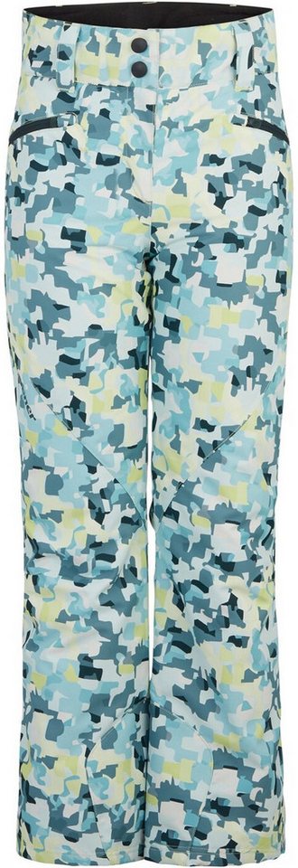 Ziener Skihose ALIN jun (pants ski) lime light patchwork print von Ziener