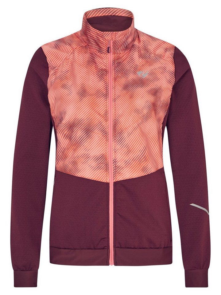 Ziener Skijacke NARINA lady (jacket active) pink stripe print von Ziener