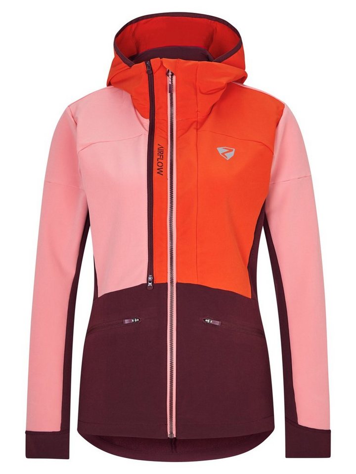 Ziener Skijacke NASINAH lady (jacket active) pink vanilla.new red von Ziener