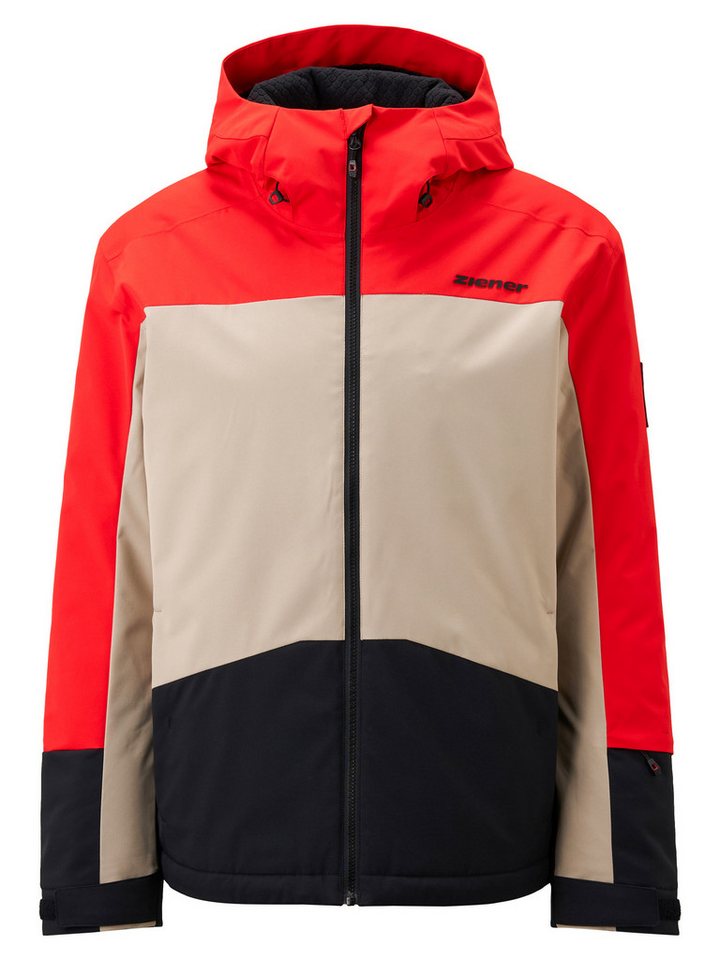 Ziener Skijacke TARAINO jacket man RED von Ziener