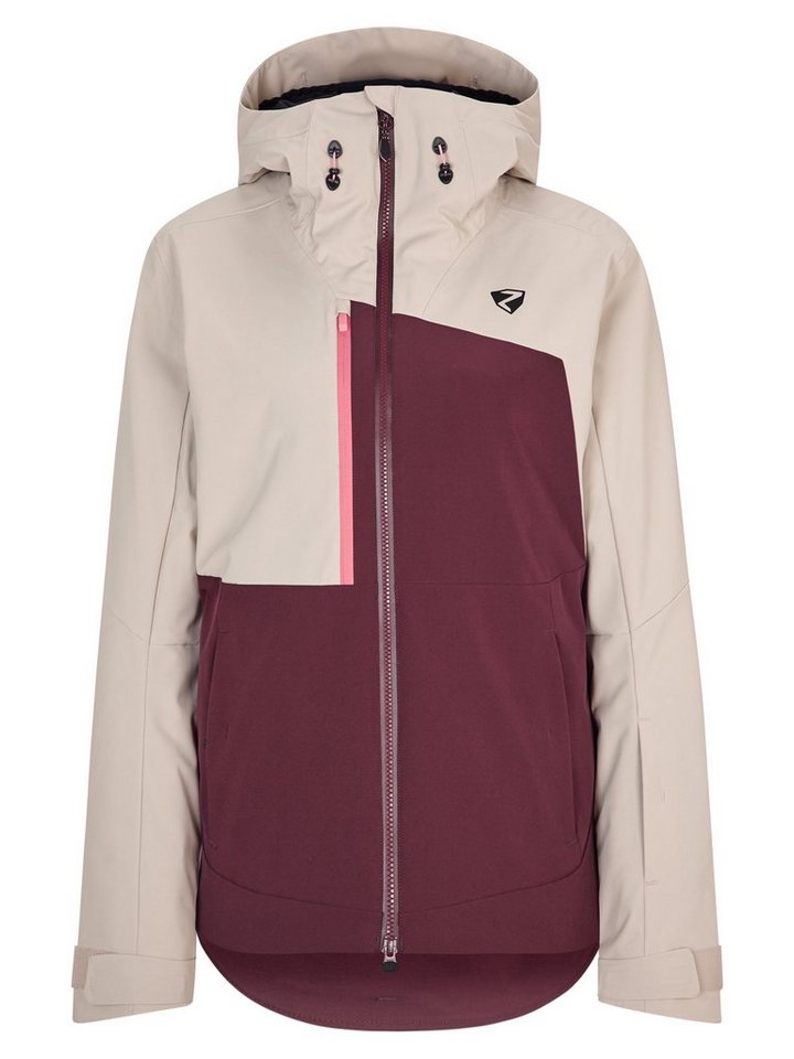 Ziener Skijacke TAYARA lady (jacket freeride) velvet red von Ziener