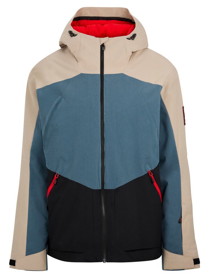 Ziener Skijacke TOBIN-Z jacket man IRON SKY CORD.BLACK von Ziener