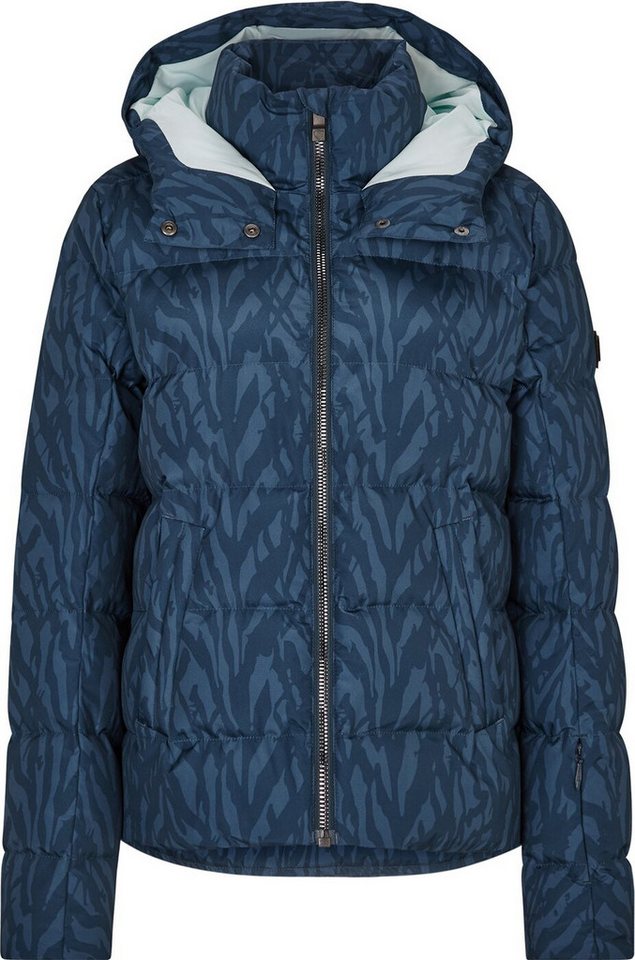 Ziener Skijacke TUSJA lady (jacket ski) leaves navy print von Ziener