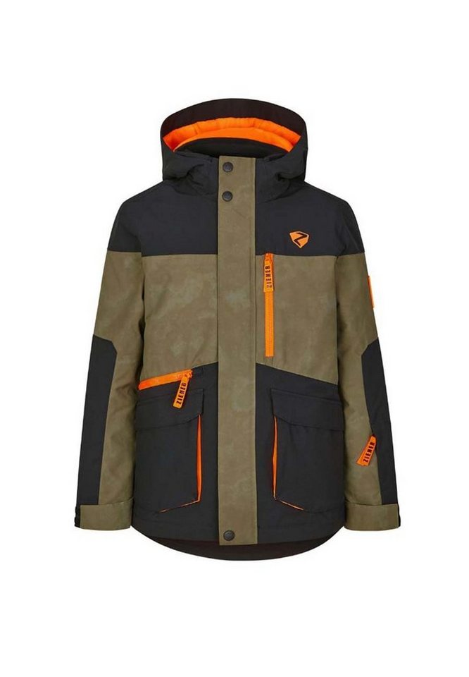 Ziener Skijacke Ziener Kinder AGONIS Skijacke 227905 oliv von Ziener