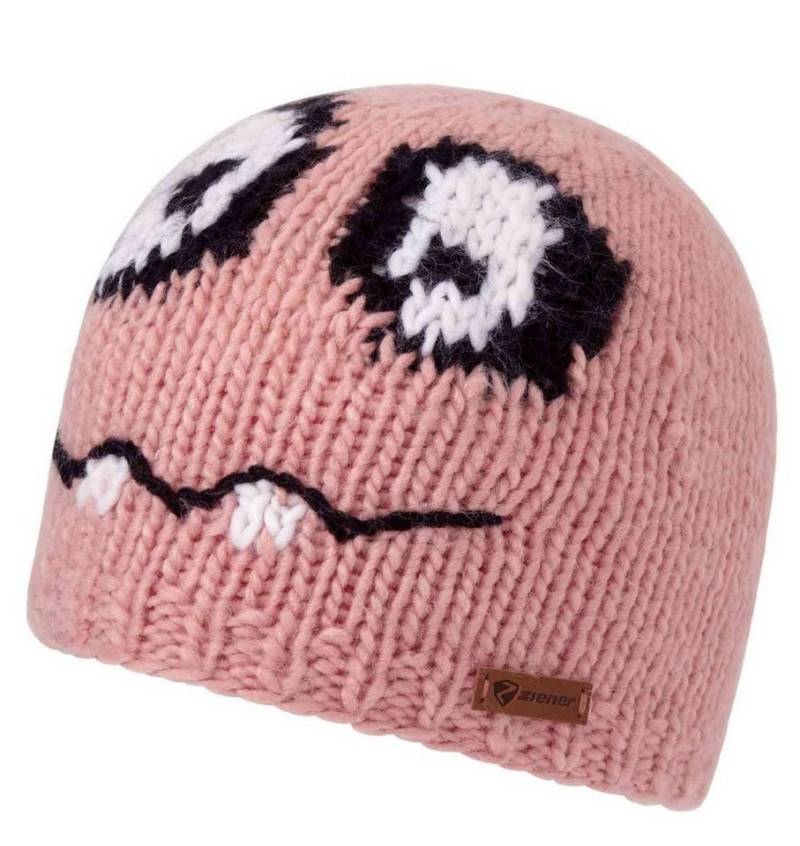 Ziener Strickmütze (Beanie) Iroko rosa Kinder von Ziener