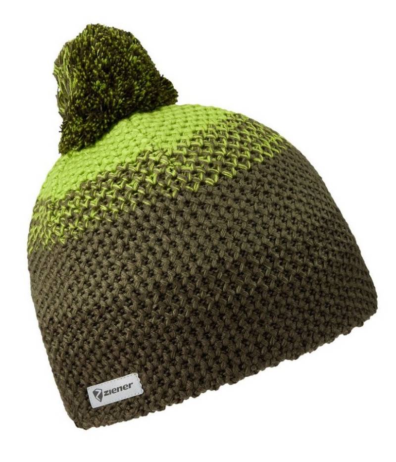 Ziener Strickmütze ISHI-Z (warm, Fleece Futter) grün Kinder von Ziener