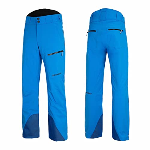 Ziener TELLUS Vent-Zip Man Herren Skihose Snowboardhose Teamwear 20K 184943-798991 Persian Blue Black Shade (56) von Ziener