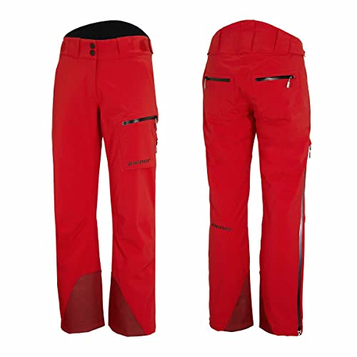 Ziener TELLUS Vent-Zip Man Herren Skihose Snowboardhose Teamwear 20K 184943-888991 red Black Shade (54) von Ziener