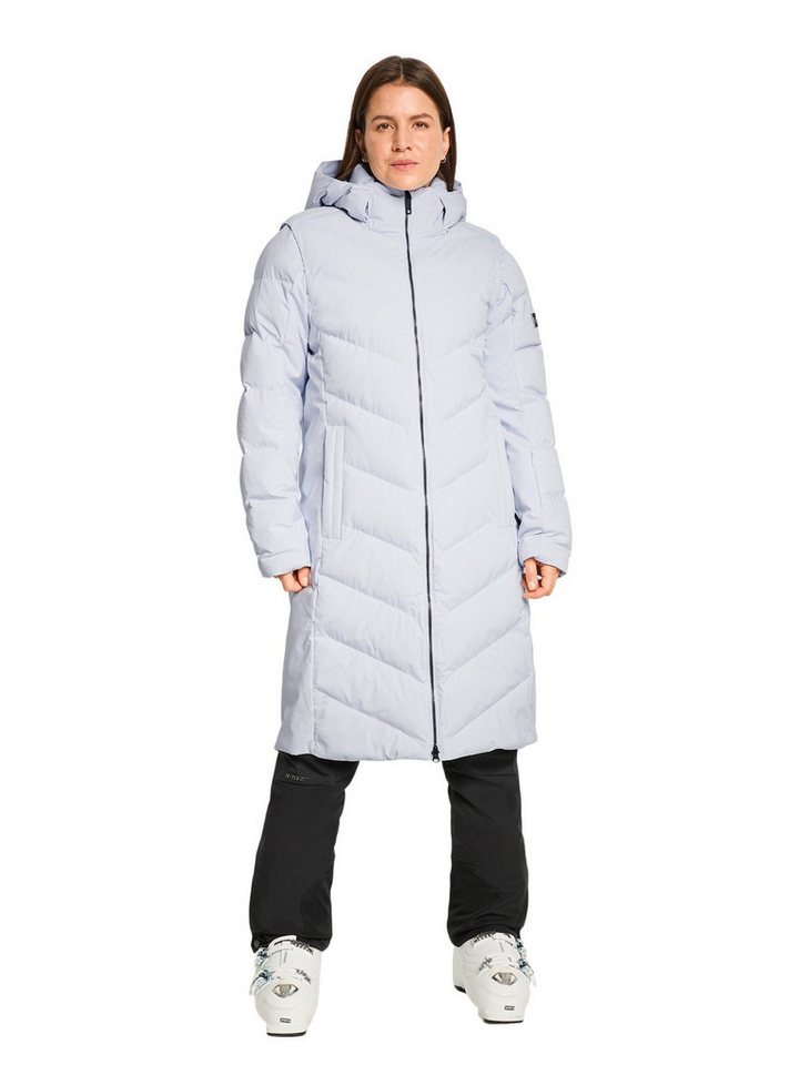 Ziener Wintermantel Telse-Z (wasserdicht, winddicht, abnehmbare Ärmel) 2025 eisblau Damen von Ziener