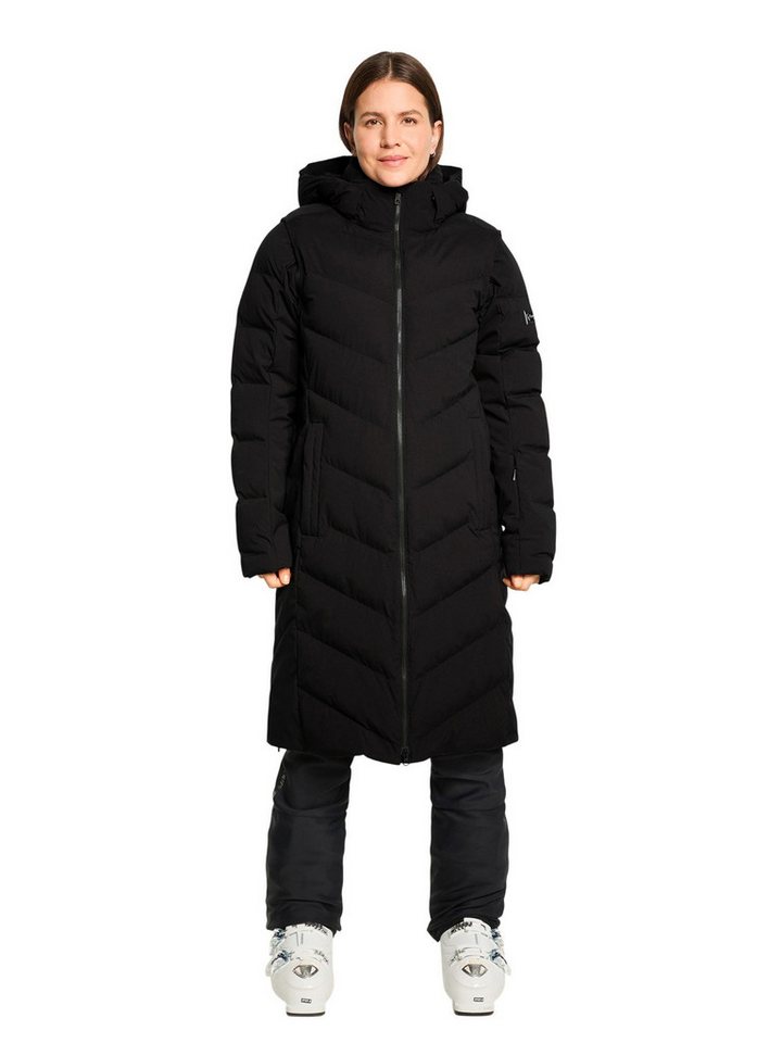 Ziener Wintermantel Telse-Z (wasserdicht, winddicht, abnehmbare Ärmel) 2025 schwarz Damen von Ziener