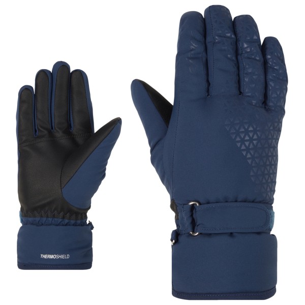 Ziener - Women's Kisar AS(R) - Handschuhe Gr 8 blau von Ziener