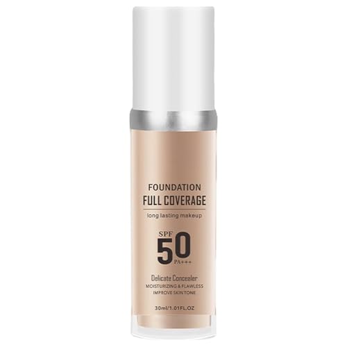 Feuchtigkeitsspendender Concealer für das Gesicht, flüssiges Concealer-Make-up – flüssige Foundation, feuchtigkeitsspendend, aufhellend – natürliche Foundation für Damen Freundin von Ziennhu
