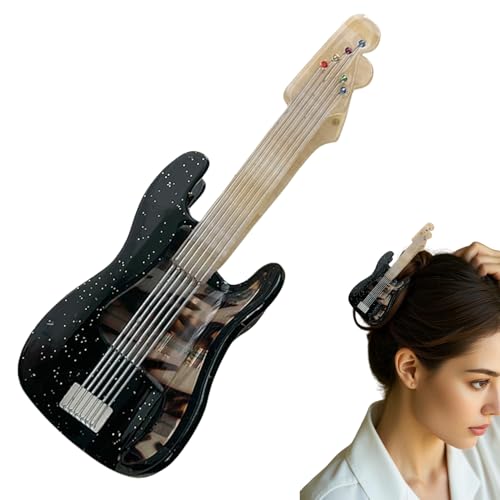 Haarspange | Gitarrenhaarclips für Frauen dicke Stile | Zubehör für kurze HORPS | Rutschfreies Design für den täglichen Gebrauch | leichtes Werkzeug für B-Strähnen von Ziennhu