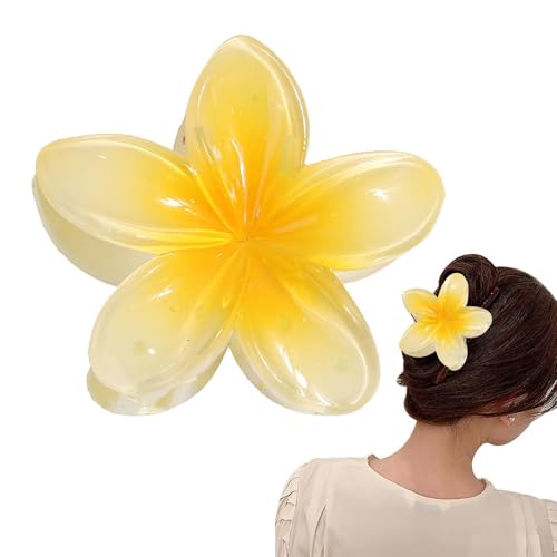 Hawaii Blumen Klammer-Haarklemmen | Hawaii Haaraccessoires Für Frauen Und Mädchen,Haarstyling Accessoires Mit Festem Halt von Ziennhu