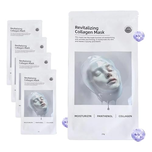 Hydrating Facial Cover | 5 Stück Feuchtigkeitsspendende Natürliche Straffende Gesichtsmaske - Hautpflege Für Männer Damen Winter Hochzeit Reise Party Mutter Freundin Erwachsene Sommer von Ziennhu