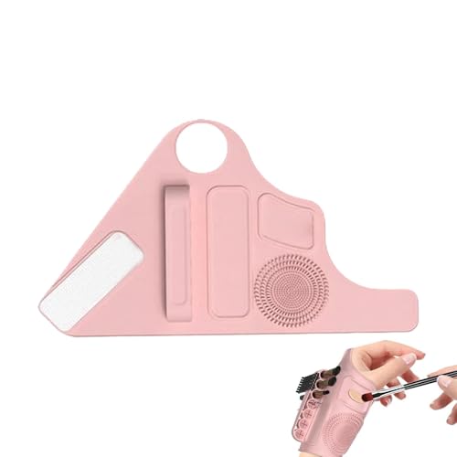 Makeup Revolution, Lidschatten-Palette Reloaded Handschlaufe für Make-up-Palette aus Silikon mit Aufbewahrung für Make-up-Pinsel, Foundation-Palette D von Ziennhu