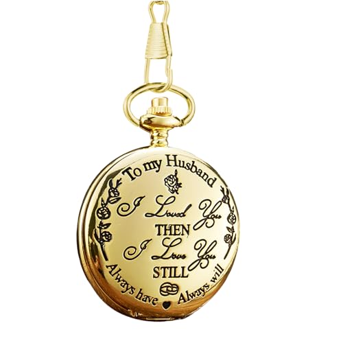 Taschenuhr mit Kette - Taschen Uhren Anhänger - Doppeljäger mechanischer Uhr | Römische Ziffern Zifferblatt | Vintage Wind-up-Design | Geschenke im Steampunk -Stil für Männer | Beinhaltet Geschenkbox Taschenuhr mit Kette - Taschen Uhren Anhänger - Doppeljäger mechanischer Uhr | Römische Ziffern Zifferblatt | Vintage Wind-up-Design | Geschenke im Steampunk -Stil für Männer | Beinhaltet Geschenkbox von Ziennhu