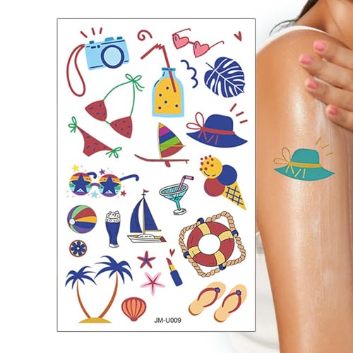 UV-Erkennungsaufkleber – Sonnenschutz Indikator Sticker | Farbwechsel UVs -Schutzanzeige Wasserdicht | Hautpflege Für Sonnencreme Anwendung | Wiederverwendbar Schutz von Ziennhu