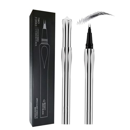 Wasserdichter Augenbrauenstift | Doppelschräge Augenbrauenfutter für natürliche Definition | langlebiger Augenbrauenstift für präzise Formgebung und Augen-Make-up von Ziennhu