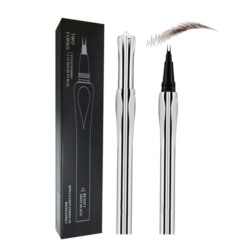 Wasserdichter Augenbrauenstift | Doppelschräge Augenbrauenfutter für natürliche Definition | langlebiger Augenbrauenstift für präzise Formgebung und Augen-Make-up von Ziennhu