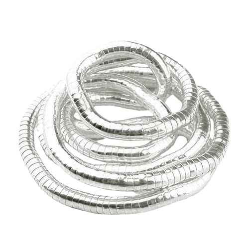 Ziennhu Faltbare Schlangen Halskette - Originalflexible Kette - einstellbares ägyptisches Armband | Frauenkostümschmuck | Edelstahl | Alter Stil | Kreatives und einzigartiges Modeaccessoire von Ziennhu