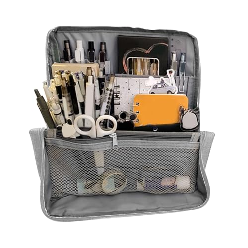 Ziennhu Große Stifte Tasche – Wasserdichter Leichter Organizer | Robustes Material Mehrere Fächer | Tragbare Schreibwaren Hülle Für Schule Büro von Ziennhu